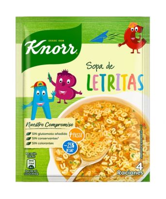 Sopa de letritas Knorr 82 gr.