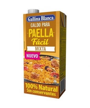 Broth for mixed easy paella Gallina Blanco 1 l.