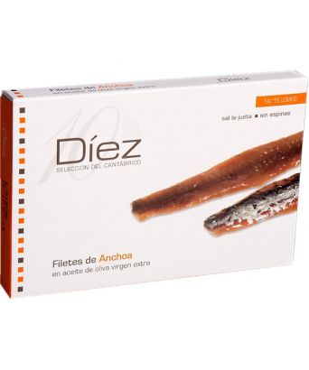 Anchovies in Olive Oil Díez 58 gr.