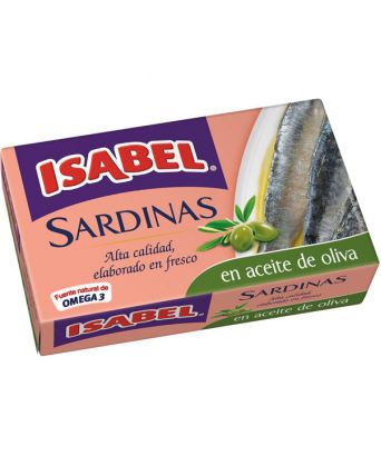 Sardinas en aceite de oliva Isabel 80 gr.