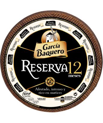 Fromage vieilli en réserve 12 mois García Baquero 3 kg.