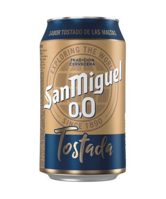 Cerveza 0,0 Tostada San Miguel 33 cl.