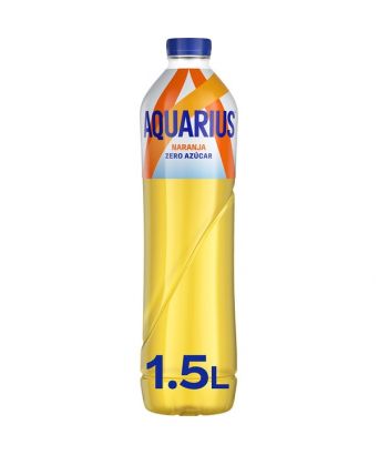 Aquarius Zero sabor naranja 1,5 l.