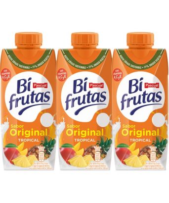 Pascual Bifrutas juice pack 3 ud Tropical x 330 ml.