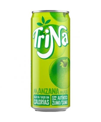 Trina 33 cl apple flavor. pack 8 cans