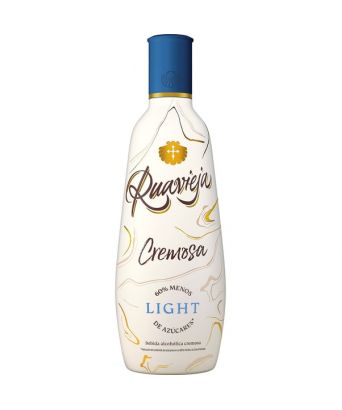 Light creamy pomace cream liqueur Ruavieja 70 cl.