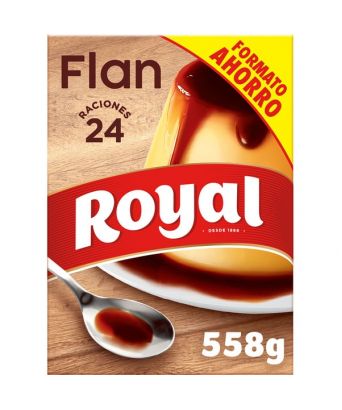 Flan Royal familiar 24 raciones 558 gr.