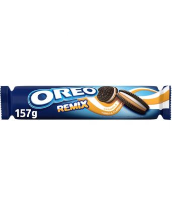 Biscuits au cacao fourrés au caramel Remix Oreo 157 gr.