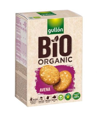 Cookies oats Bio Organic Gullón 250 gr
