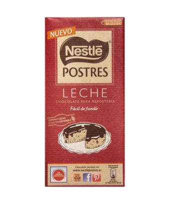 Chocolate con leche postres Nestlé