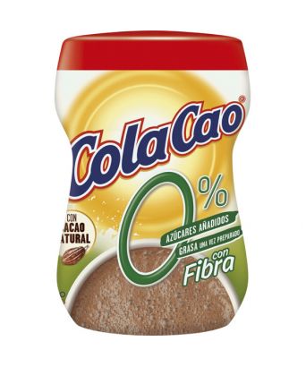 Cola Cao 0% azúcares con fibra