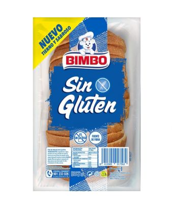 Pan de molde sin gluten Bimbo 300 gr.
