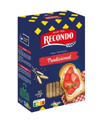 Traditional toast with olive oil Recondo 270 gr.
