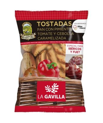 Geröstetes Brot mit Tomaten und Pfeffer La Gavilla Martiko 8