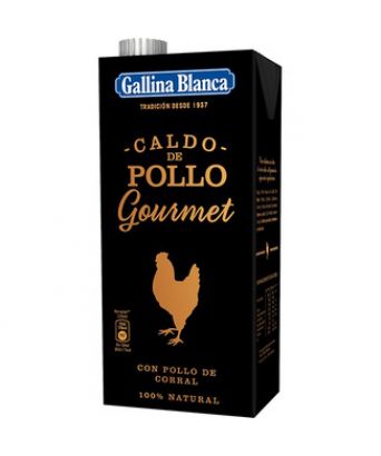 Caldo de pollo de corral casero Gourmet Gallina Blanca