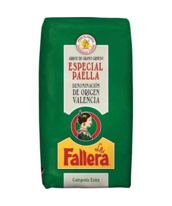 Arroz redondo especial paellas D.O. Valencia La Fallera