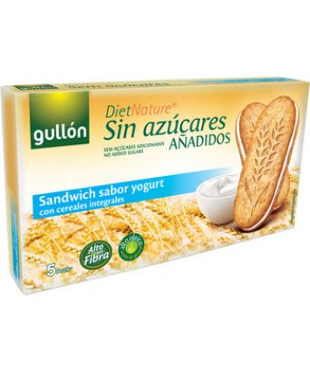 Sugar-free yogurt flavor cookies  sandwich DietNature Gullón