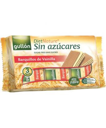 Vanilla wafer cookies sugarfree DietNature Gullón