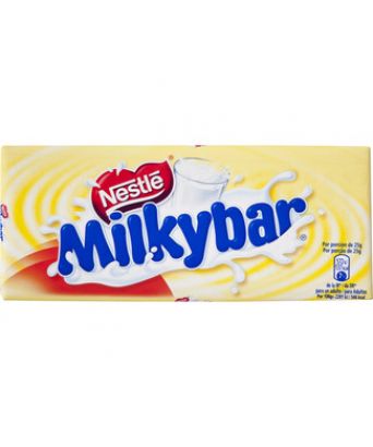 White chocolate Milkibar Nestlé