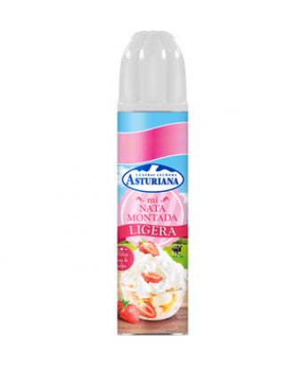 Crème fouettée légère Central Lechera Asturiana spray 250 ml