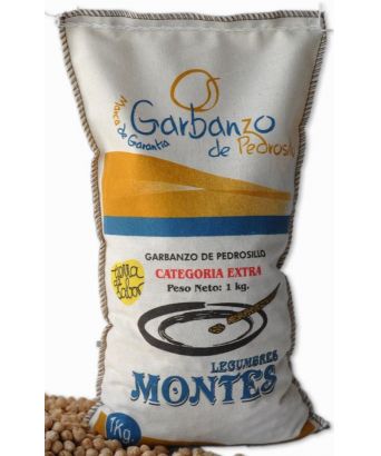 Chickpeas MG from Pedrosillo Legumes Montes bag 1 kg.