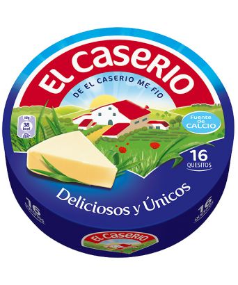 Geschmolzener Käse El Caserío 16 ud.