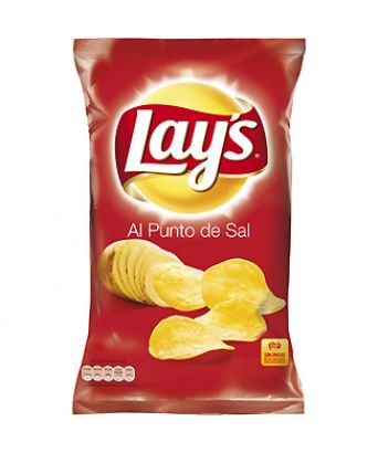 Patatas fritas Lays a punto de sal