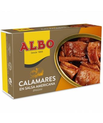 Calamares en salsa americana Albo 120 gr.