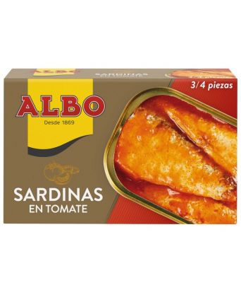 Sardines à la tomate Albo 120 gr.