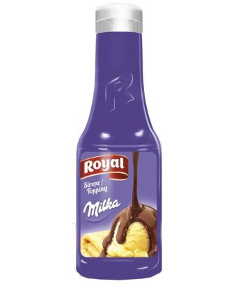 Du sirop de chocolat Milka Royal