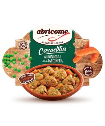 Cazuela de meatballs in Jardinera sauce Abricome 415 gr.