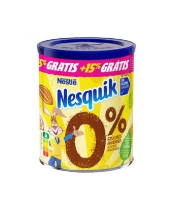 Nesquik cacao soluble 0% sucre 345 gr.