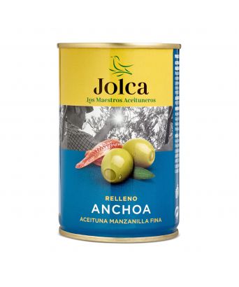 Aceitunas rellenas de anchoa Jolca 150 gr.