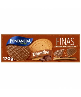 Biscuits digestifs au chocolat au lait Fontaneda 300 gr.