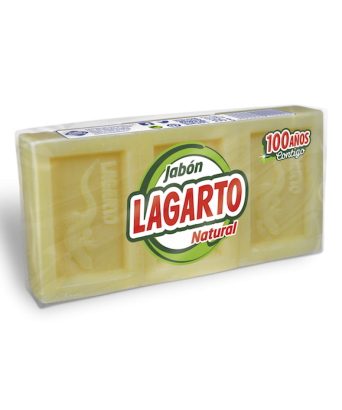 savon naturel Lagarto pack 3 ud