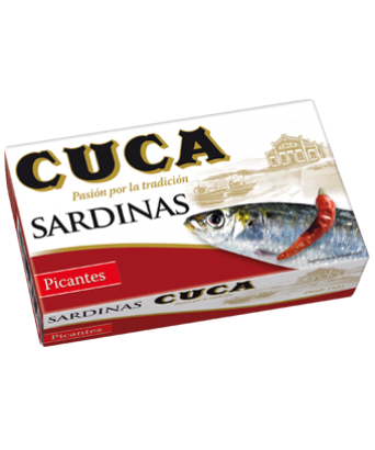 Spicy sardines Cuca 125 gr.