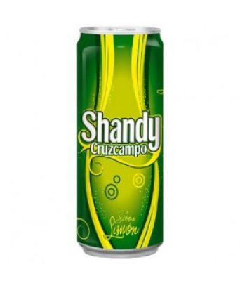 Shandy Cruzcampo sabor limón 33 cl. pack 8 latas