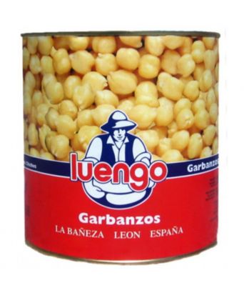 Chickpeas cooked Luengo 2,6 kg.