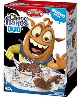 Cereals Choco Flakes Duo Cuétara 350 gr.