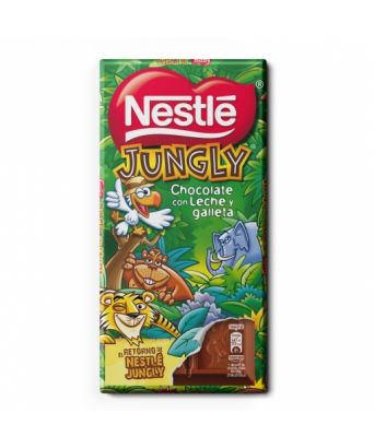 Barre de chocolat Nestlé Jungly 125 gr.