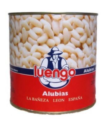 White beans cooked Luengo 2.6 kg