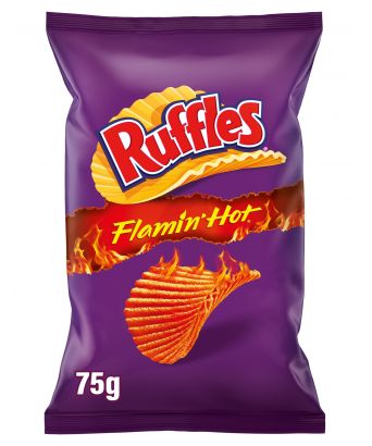 Les frites Ruffles Flaming Hot 75 gr.