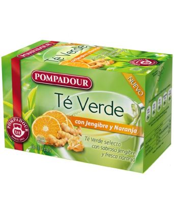 Té Verde con jengibre y naranja Pompadour