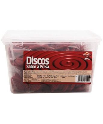 Licorice disks strawberry flavor Damel 200 pcs.