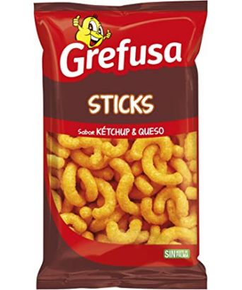 Ketchup and Grefusa cheese flavor sticks 135 gr.