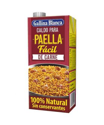Broth for easy meat paella Gallina Blanca