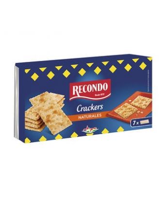 Crackers naturales Recondo 250 gr.