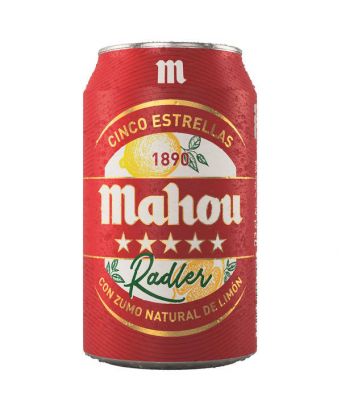 Cerveza con limón Mahou Radler 33 cl.