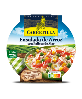 Salade de riz aux bâtonnets de mer Carretilla 240 gr.
