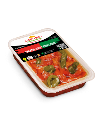 Roasted red and green pepper strips Campo Rico 1 kg